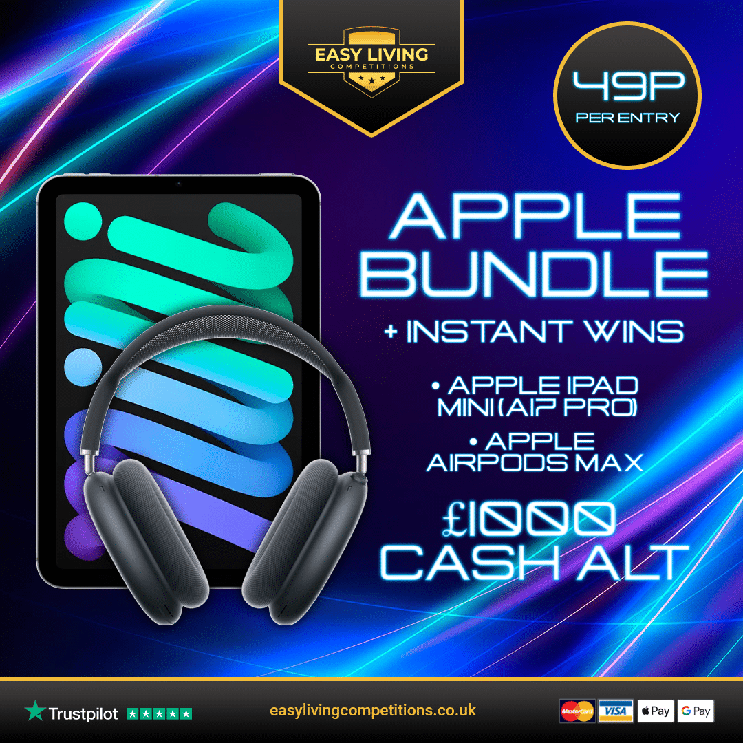 Apple Bundle PLUS Instant Wins – Easy Living Competitions